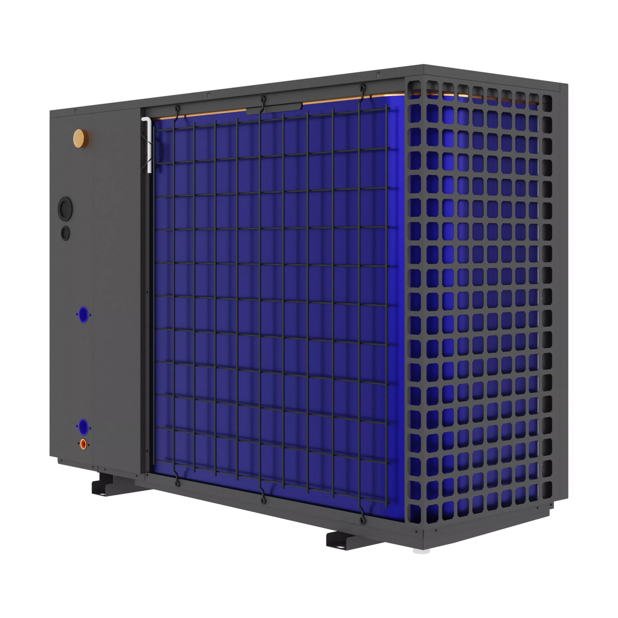 PV direct aangedreven lucht-water-warmtepomp voor woningen R290