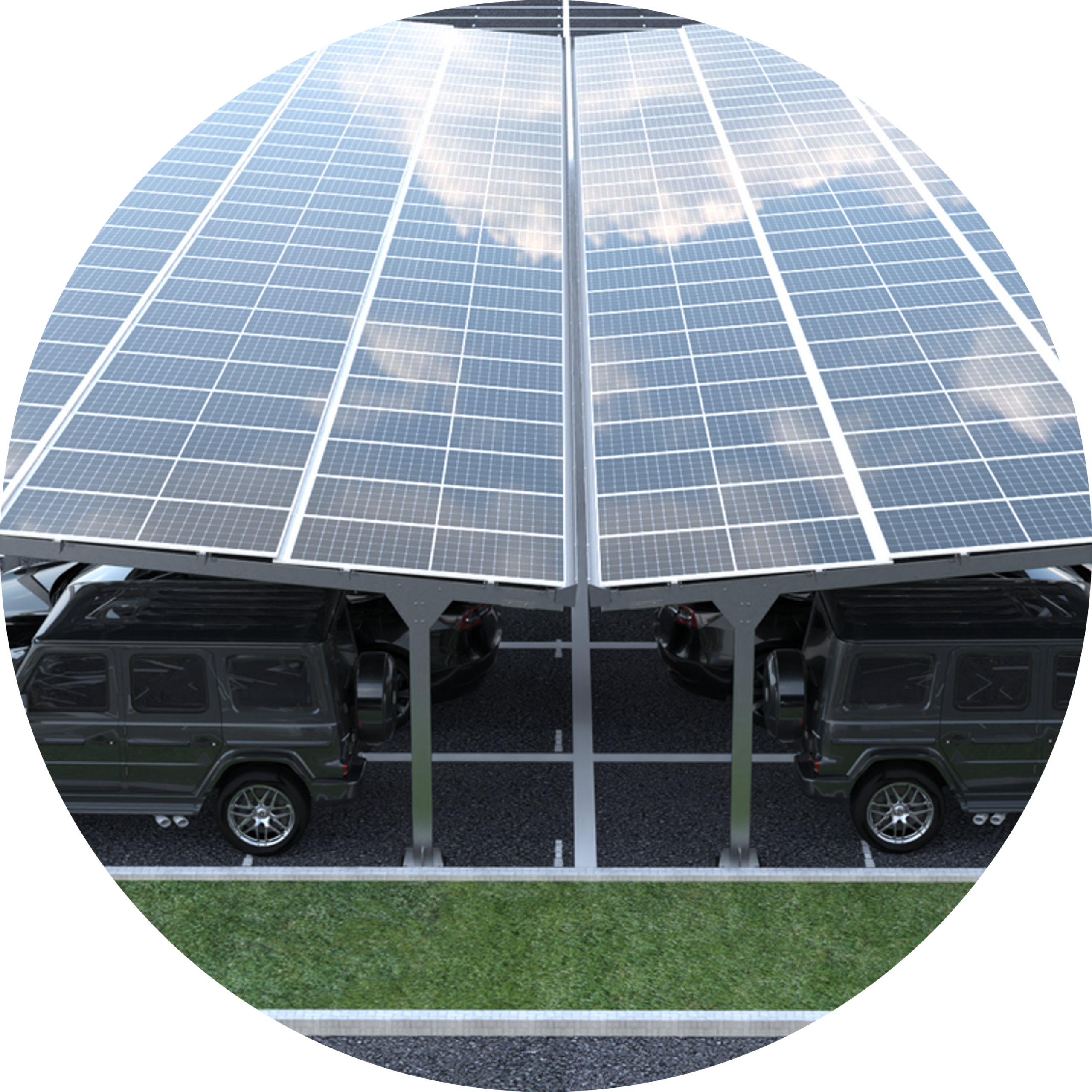 Solar Carport Strix 4 auto,s 14.58 KW 6360-10349-3000
